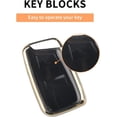 thumbnail image 5 of Key Fob Cover Compatible with Volkswagen Atlas Alltrack Jetta Passat Tiguan Keychain Case Holder Protector,Black, 5 of 8
