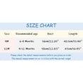 thumbnail image 4 of XAOFW Boys Girls Rompers Long Sleeve Crewneck Solid Color Button Bodysuits Breathable One-Pieces 9-12 Months, 4 of 8