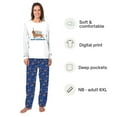 thumbnail image 2 of Dachshund Menorah Hanukkah Matching Pajamas For Family And Dog, Hanukkah Family PJs , Size NB - Men 6XL, 2 of 7