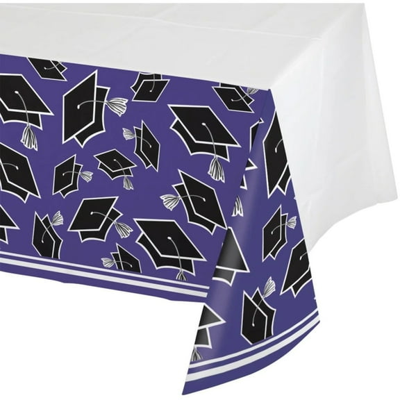School Spirit Purple Tablecover - 54 x 102