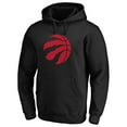 thumbnail image 2 of Men's Fanatics Branded Black Toronto Raptors Icon Primary Logo Fitted Pullover Hoodie, 2 of 3