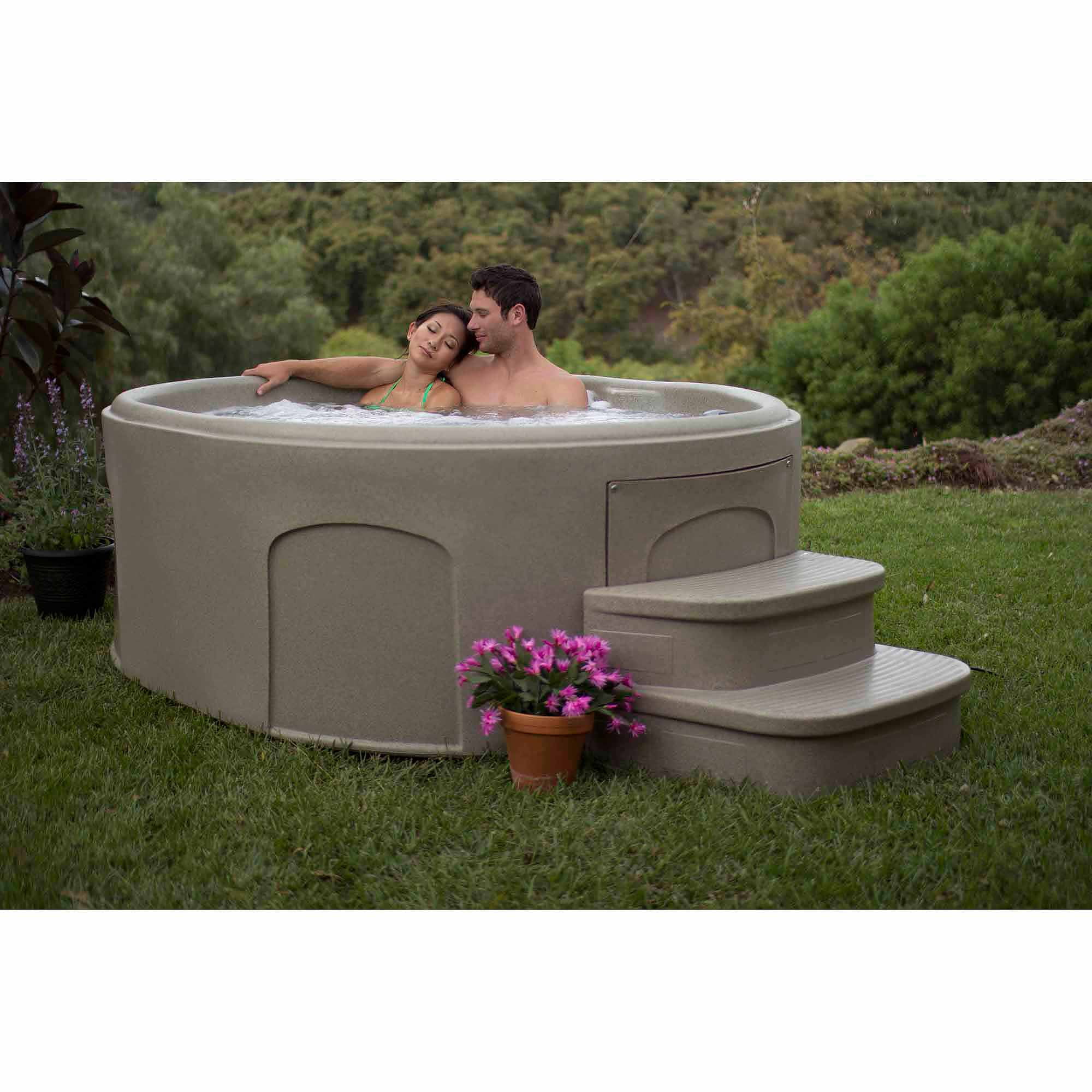 Intex Inflatable Pure Spa 6 Person Portable Heated Bubble Jet Hot Tub 28407e