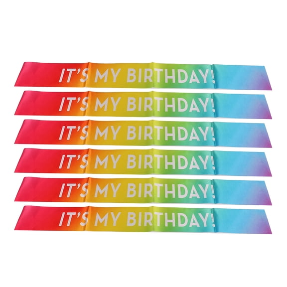 Kids Birthday Sash, Reusable Birthday Sash For Birthday Party Supplies