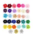 thumbnail image 1 of 50 Pcs 3CM Baby Girls Flower Headbands with Diamond Sweet Handmade Hair Band Headwear(Mixed Color), 1 of 3