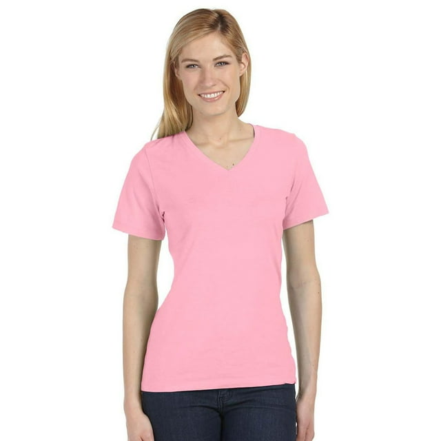 Bella + Canvas Ladies' Relaxed Jersey V-Neck T-Shirt