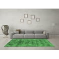 thumbnail image 3 of Ahgly Company Indoor Rectangle Oriental Emerald Green Industrial Area Rugs, 3' x 5', 3 of 4