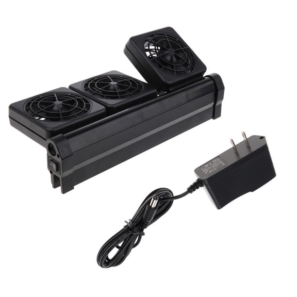 Refrigerador de Enfriamiento Ventelador Complimentos Acuario de Agua Dulce Material Plástico Aleación de Aluminio Yuyangstore Fan de enfriamiento del tanque de pescados del acuario