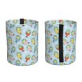 thumbnail image 2 of Honeii Frog In Mermaid Print Waterproof Car Trash Can,Waterproof Portable Collapsible Trash Can,Garbage Container fits Most Cars,SUVs,and Trucks, 2 of 7