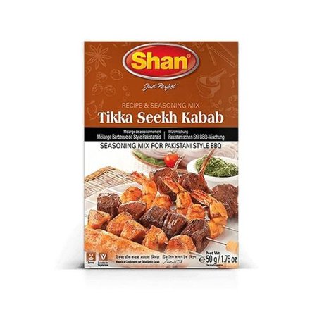 Shan Tikka Seekh Kabab Seasoning Mix For BBQ 50g (Pack of 5)