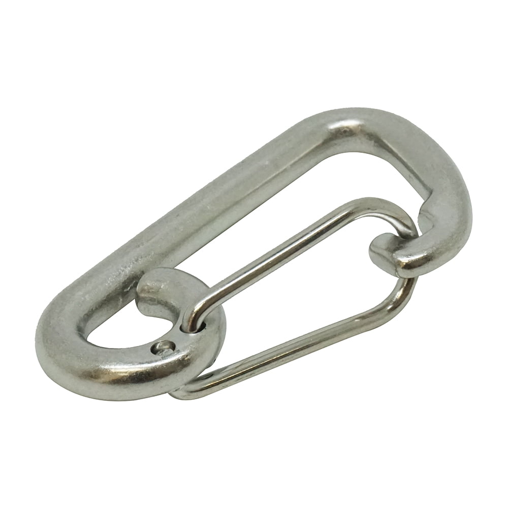 Scuba Choice Boat Marine Clip Stainless Steel Safety Spring Hook Carabiner 3" 