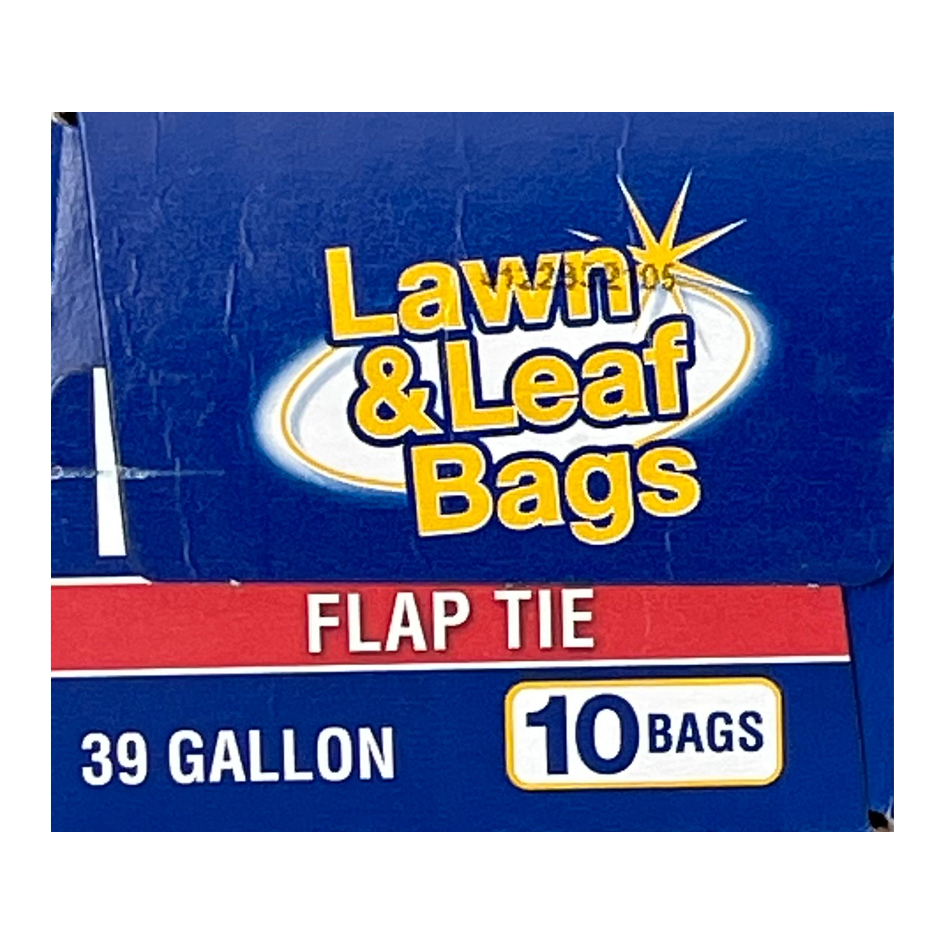 Home Select 39 Gallon Black Lawn and Leaf Trash Bags (5 ct)