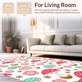 thumbnail image 2 of ODIKA 8'x10' Machine Washable Non-Slip Area Rug, Enchanted Forest Fairy Tale with Whimsical Mushroom Motifs High Traffic Rug with Pad, Pink, 396240, 2 of 8