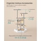 thumbnail image 3 of Soporte para Joyas SONGMICS de 3 Niveles con Bandeja en Gris Paloma y Blanco, 3 of 7