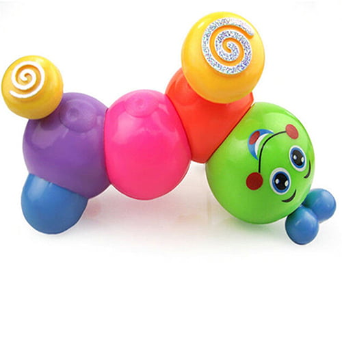 Hot Children Developmental Educational Toy Cute Colorful Caterpillar Wind-up US 