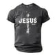 thumbnail image 2 of Camisa Casual de Cuello de la Tripulación de la Impresión de Pascua de Manga Corta de Verano Top Ligero de Poliéster para los Hombres, Camiseta de Manga Corta para el Uso Diario de Primavera Verano, 2 of 8
