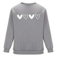 thumbnail image 4 of PNTUTB Classic Crew Neck Long Sleeve Sweatshirts for Men Casual Loose Pullover with Valentine's Day Fashion Print, 4 of 6
