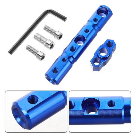 LABSERRON Motorcycle Handlebar Reinforcement Bar Blue 2 Sets Bright Illumination Outdoor Adventure