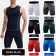 thumbnail image 5 of Pack de 3 pares de pantalones cortos deportivos para hombre con bolsillos laterales de secado rápido, 5 of 7