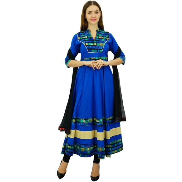 Atasi Womens Anarkali Salwaar Kameez Suit with Dupatta Readymade Custom Dress