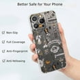 thumbnail image 2 of Halloween Hippie Clear Case for iPhone 13 Pro,Transparent Soft TPU Bumper Full Cover Case, 2 of 5