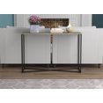 thumbnail image 4 of Safdie & Co. Table Console 44L Taupe Foncé Metal Noir X, 4 of 4