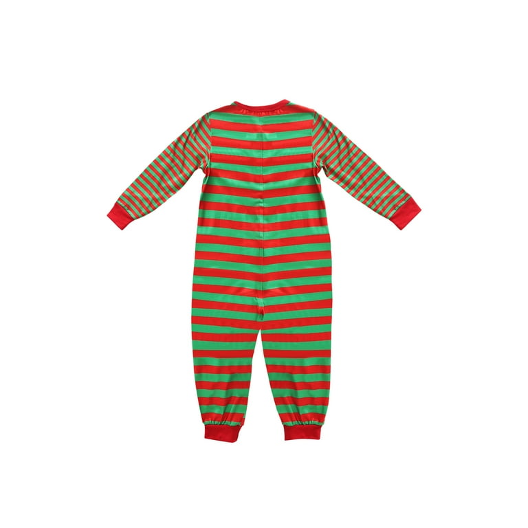 Red striped discount onesie for adults