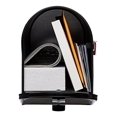 thumbnail image 3 of Elite Post Mailbox, Black Galvanized, 8.75 X 6.75 X 19", Solar, E1100B00, 3 of 4