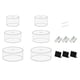 thumbnail image 4 of Yuarrent Soporte elegante de la comida para el soporte de exhibición de la tabla del caramelo y de los coleccionables comida de acrílico Kits de decoración para fiestas Sin funda 6+8+10 pulgadas, 4 of 6