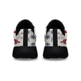 thumbnail image 4 of Santa Claus ChriStas American flag Shoes Sneakers Black Size 12, 4 of 7