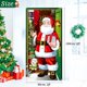 thumbnail image 2 of Decoración navideña para puerta con diseño de Papá Noel, pancarta colgante para puerta, pancarta de fondo de Papá Noel para decoración navideña, 2 of 4