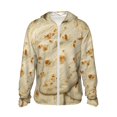 thumbnail image 1 of Fotbe Taco Tortillas Chaqueta con Protección Solar UPF 50+ para Hombre y Mujer, Camisa con Capucha y Bolsillos-Small, 1 of 7