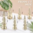 thumbnail image 4 of Figuras de árbol de Navidad LOYIM Mercury Glass con luces LED, 4 of 6