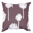 thumbnail image 2 of A&B Home Embroidered Throw Pillow, Brown, 18 by 18-Inch, 2 of 2