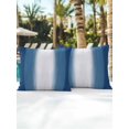 thumbnail image 4 of Outdoor Pillows Waterproof, Navy Blue Ombre Throw Pillows with Inserts Included, Modern Farmhouse Gradients Art Indoor Outdoor Decorative Lumbar Pillow for Bed/Couch/Patio 18"x18", 2Pcs, 4 of 8