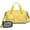 Yellow Dog Paw, variant on Women Men Gym Bag,Pug Dog Small Duffle Bag Spend the Night Bags for Women with Shoes Compartment Washbag,Detachable Shoulder Strap,19.7x8.3x11 Inches