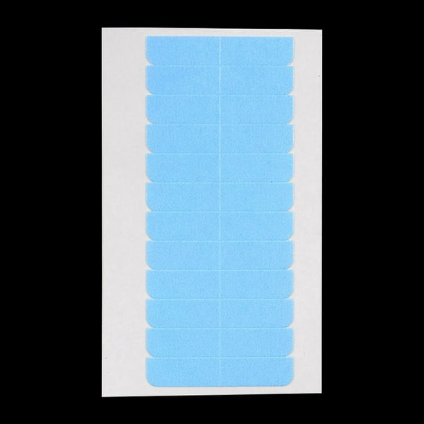 Cinta para Peluca de Doble Cara Azul, Cinta Adhesiva para Peluquín, Cinta Adhesiva para Encaje Frontal, Pegamento para Peluca Ultrasujetante, Minicinta para Pestañas