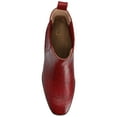 thumbnail image 4 of Journee Womens Wrenley Medium and Wide Width Chelsea Square Toe Booties, 4 of 9