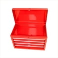 thumbnail image 5 of Metal Classic Red 5-Drawer Rolling Tool Chest, Industrial Tool Storage Cabinet for Garage Workshop Organization, 5 of 17