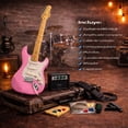 thumbnail image 3 of Guitarra Electrica AUDIOTEK con Amplificador 9V Y 5A Accesorios Incluidos Pua Correa Cable de Conexión Barra de Tremolo Herramienta de Ajuste Guitarras Musicales, 3 of 7