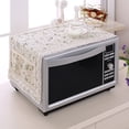thumbnail image 3 of Saient Modern Simple Microwave Oven Cover Dustproof Cotton Machine Protector Decorative Kitchen Appliance Cover 13.7x39.3inches, 3 of 6