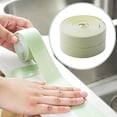 thumbnail image 2 of Durable Caulking Tape Bathtub Sink Corner Seal, Self Adhesive White Sealing Tape for Toilet, Traditional Caulking Replacement, Caulking Sealant Tape for Kitchen, Sink, Bathroom,1.5 in,10.5ft,I, 2 of 6