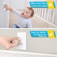 thumbnail image 3 of 38 Tapas de Enchufe Blancas A Prueba de Niños, Protección Eléctrica, Protección Mejorada para Bebés., 3 of 5