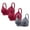 BB2, variant on 3PC Push Up Womens Wireless Bras Casual Lettuce Trim Seamless Bras Full Coverage Bralettes Comfy Supportive Everyday Bras, BB1 XL