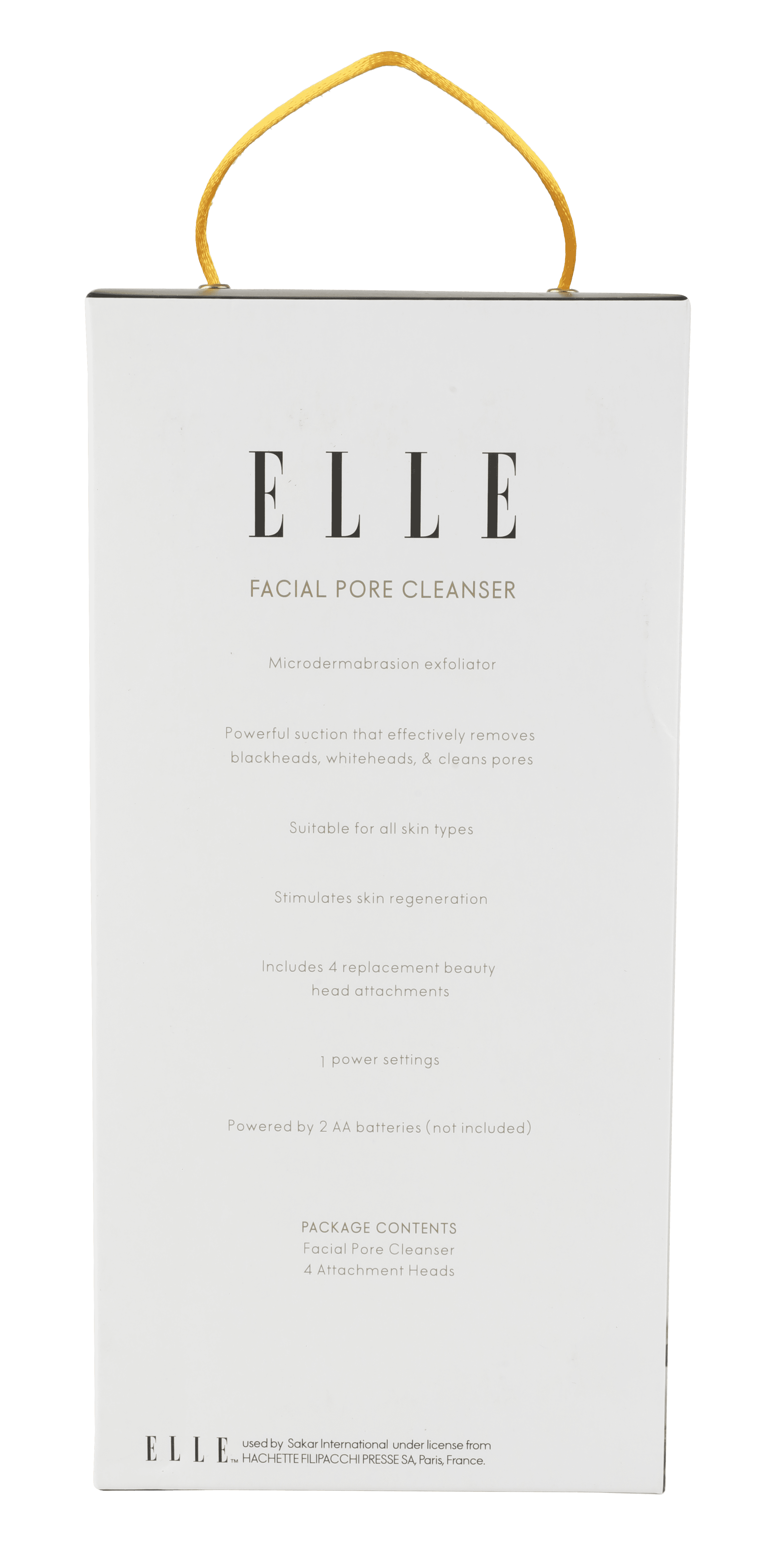 Elle Ultra Suction Facial Pore Cleaner, Blackhead Vacuum Remover, Acne Extractor