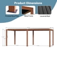 thumbnail image 2 of Modern Shade Aurora 10'x20' Louvered Pergola, Adjustable Waterproof Roof with Drainage, Reinforced Frame for Patio & Deck, Brown, 2 of 9