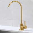 thumbnail image 2 of Bgsha Kitchen Filtered Faucet Stainless Steel Direct Purifier Direct Drinking Tap Single Cold Water Sink Faucet Gold Water Faucet, 2 of 4