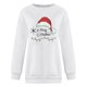 thumbnail image 3 of Gibobby Sudadera navideña mujer de manga larga con cuello redondo y estampado navideño para mujer(Blanco,G), 3 of 4