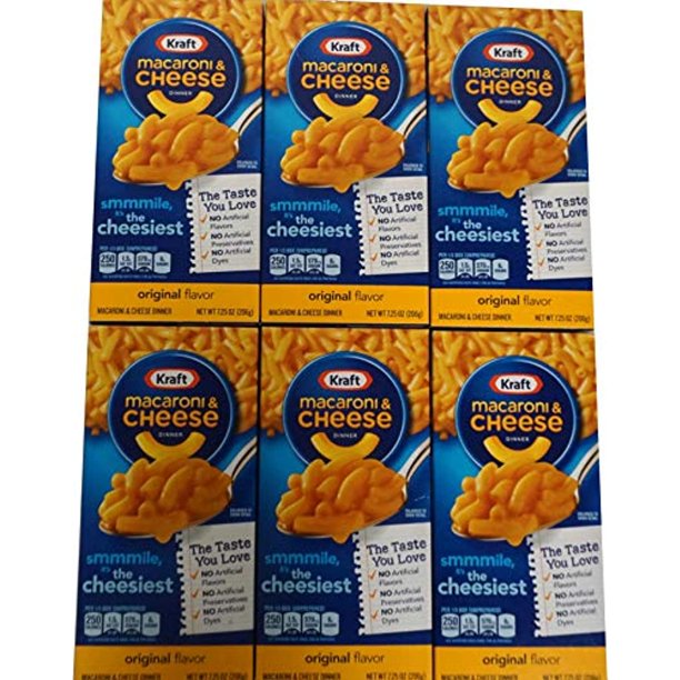 Kraft Macaroni & Cheese Dinner (206G) Pack Of 6
