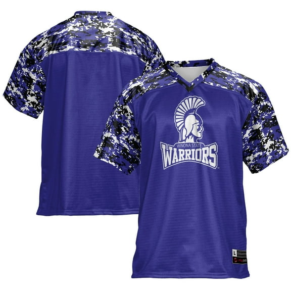 Men's GameDay Greats Purple Winona State Warriors Football Jersey