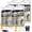 4 PCS, 5.3LB, variant on Asphalt Crack Filler, 42oz Black High Elasticity Self Leveling Concrete Caulking Glue, Quick Drying  Sealant for Driveways, Walkways, Outdoor Weather Resistant Cement Joint Repair